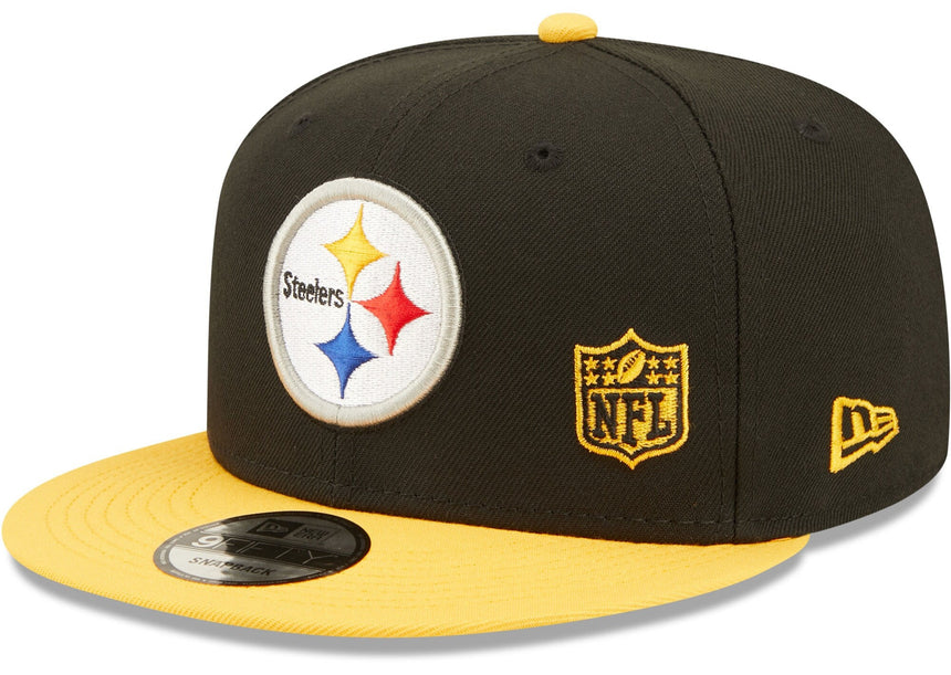 Pittsburgh Steelers New Era 2 Tone League Flawless 9FIFTY Snapback Hat - Pro Jersey Sports