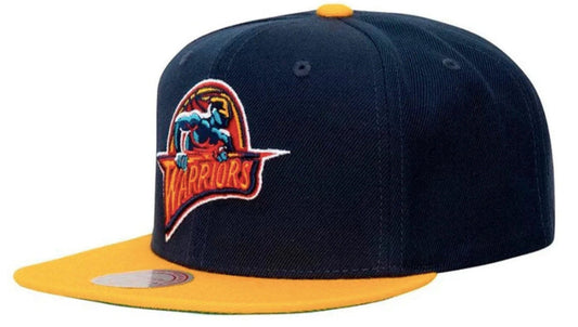 Men's Golden State Warriors Mitchell & Ness 2 Tone 2.0 Snapback Hat - Pro Jersey Sports