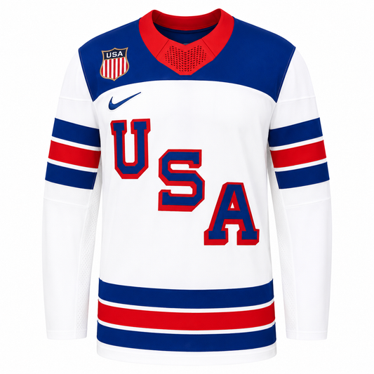 Men's Team USA Hockey Nike White Replica Jersey