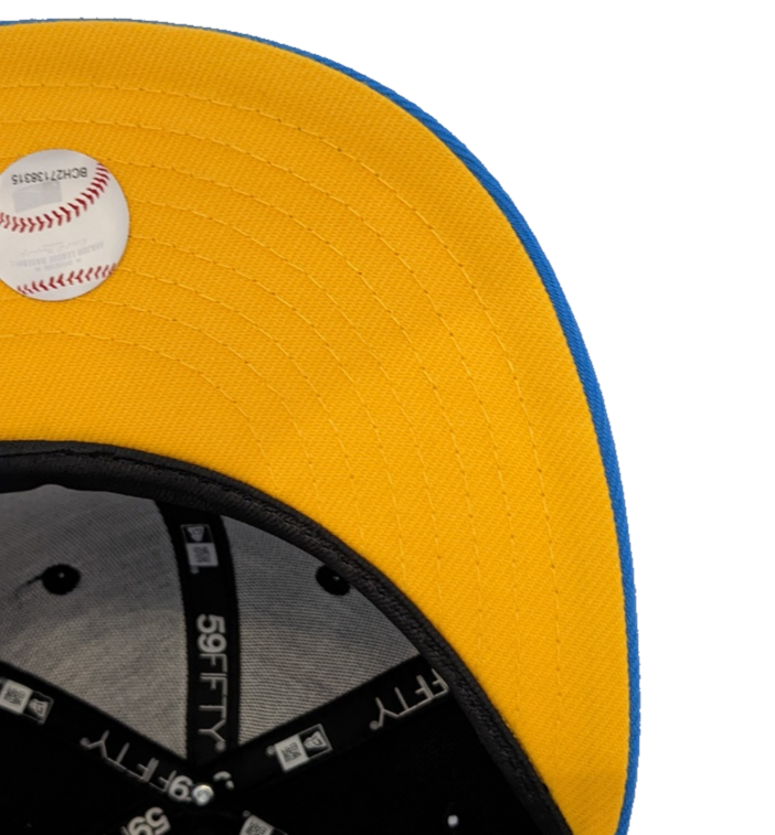 Chicago Cubs Black/Blue Reef/Gold City Connect 59FIFTY Fitted Hat - Pro Jersey Sports