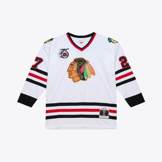 Men's Jeremy Roenick Chicago Blackhawks White 1991-92 Power Play Jersey - Pro Jersey Sports