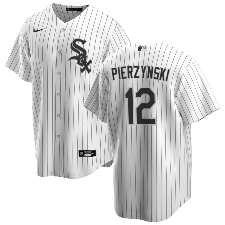 A.J. Pierzynski Chicago White Sox NIKE Replica Men's Home Jersey With Premium Lettering - Pro Jersey Sports