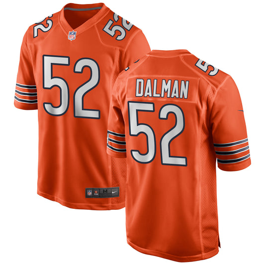 Men's Chicago Bears Drew Dalman Nike Orange Replica Game Jersey - Pro Jersey Sports