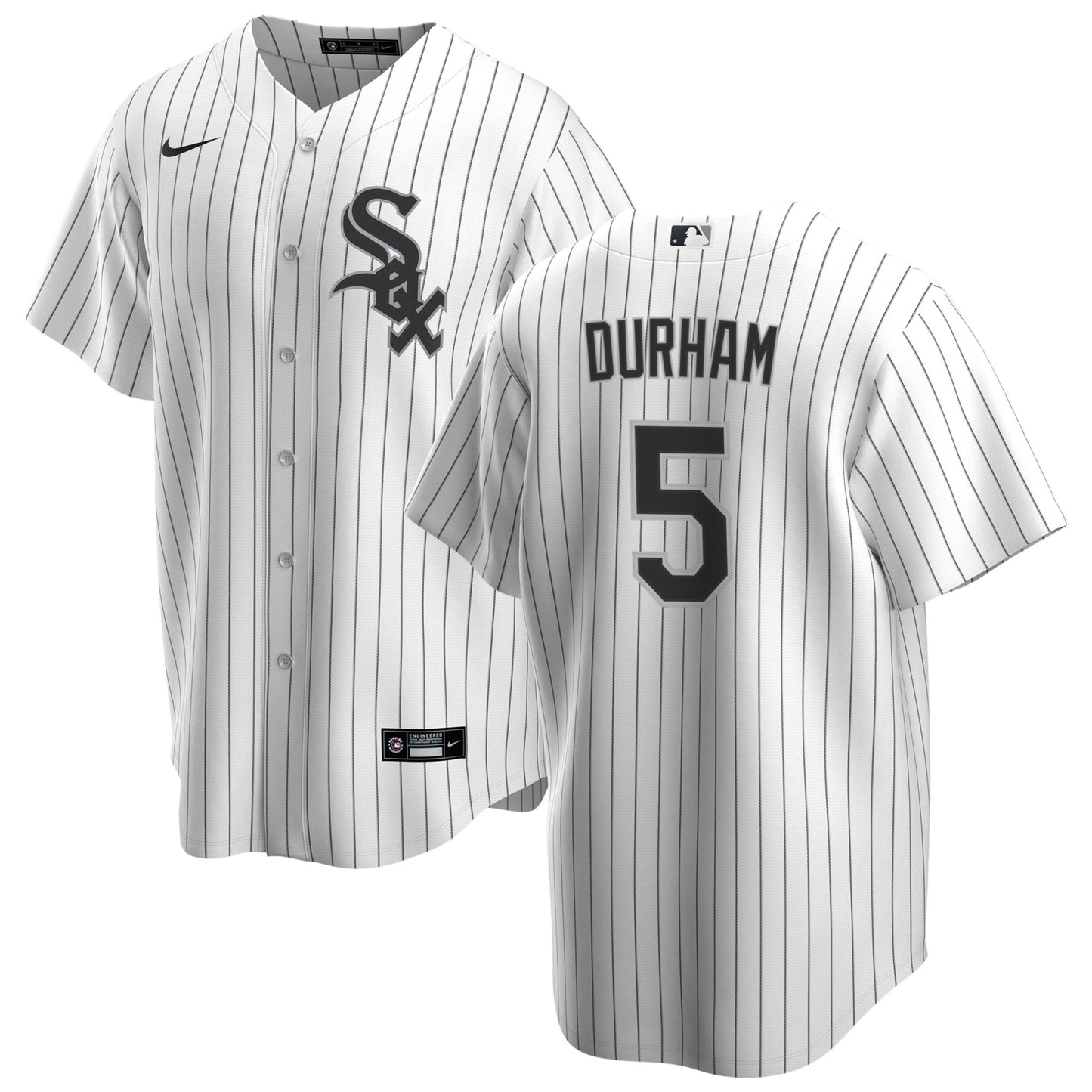 NIKE Men's Ray Durham Chicago White Sox Home Premium Replica Jersey - Pro Jersey Sports