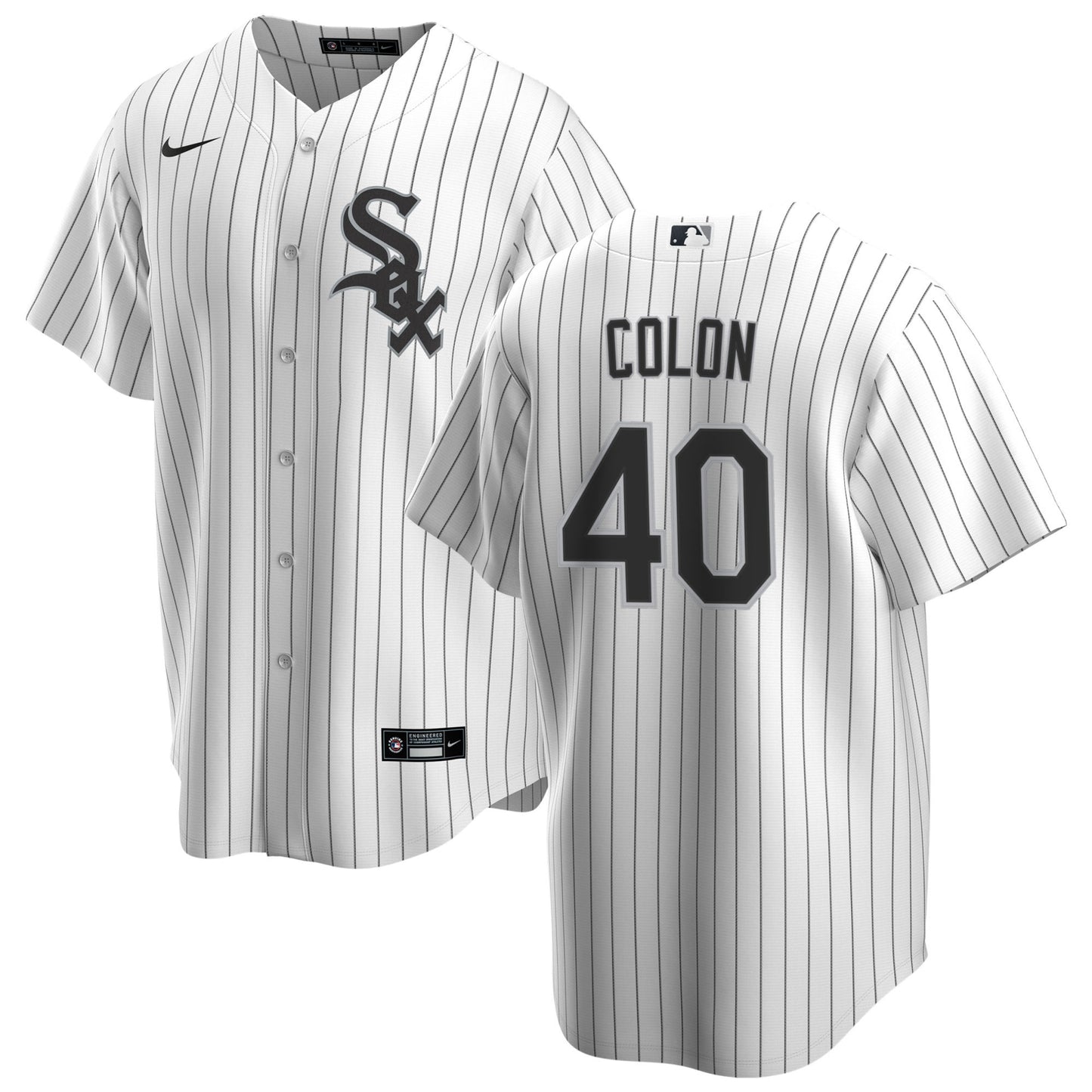 NIKE Men's Bartolo Colón Chicago White Sox White Home Premium Twill Replica Jersey - Pro Jersey Sports
