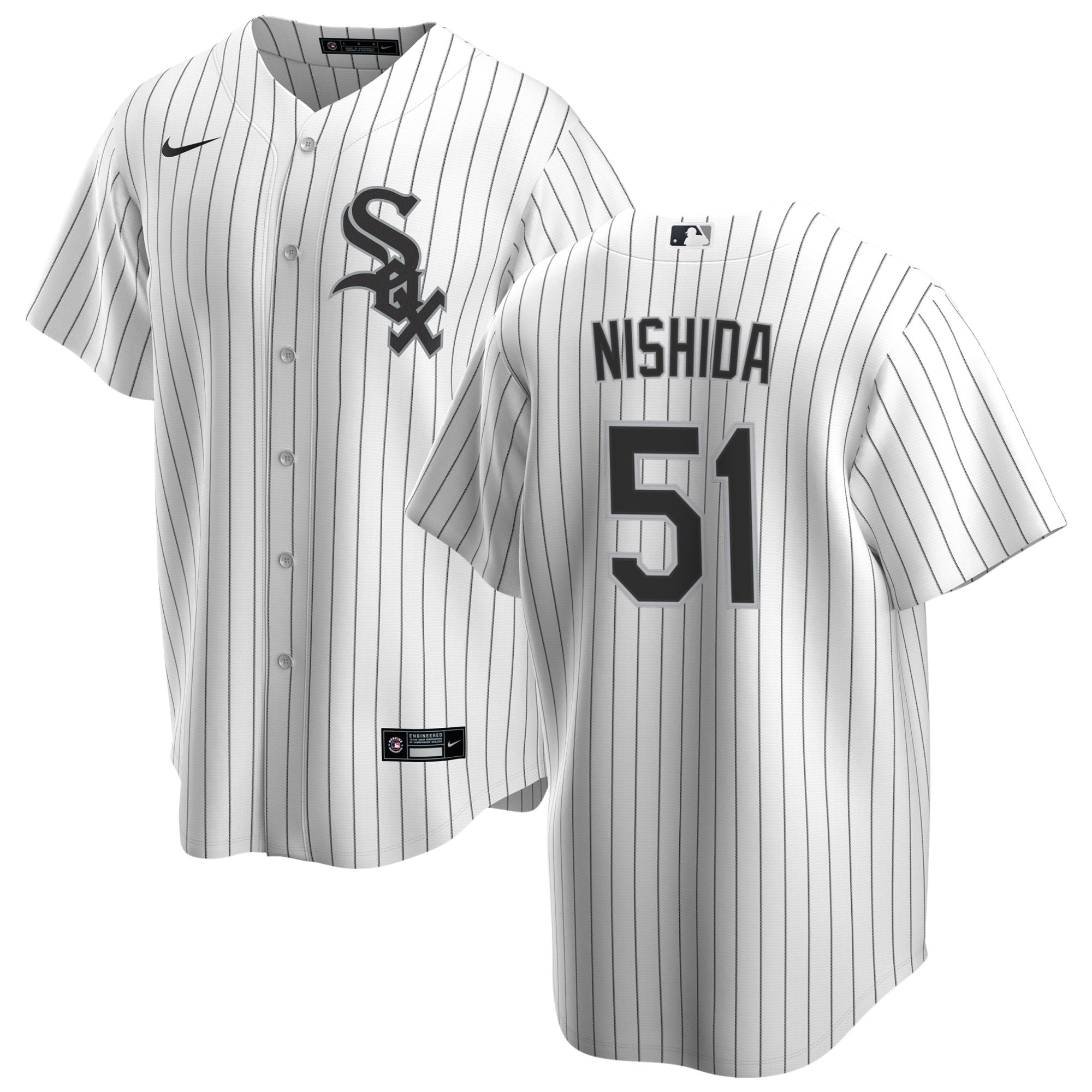 NIKE Men's Ozzie Guillen Chicago White Sox White Home Pre