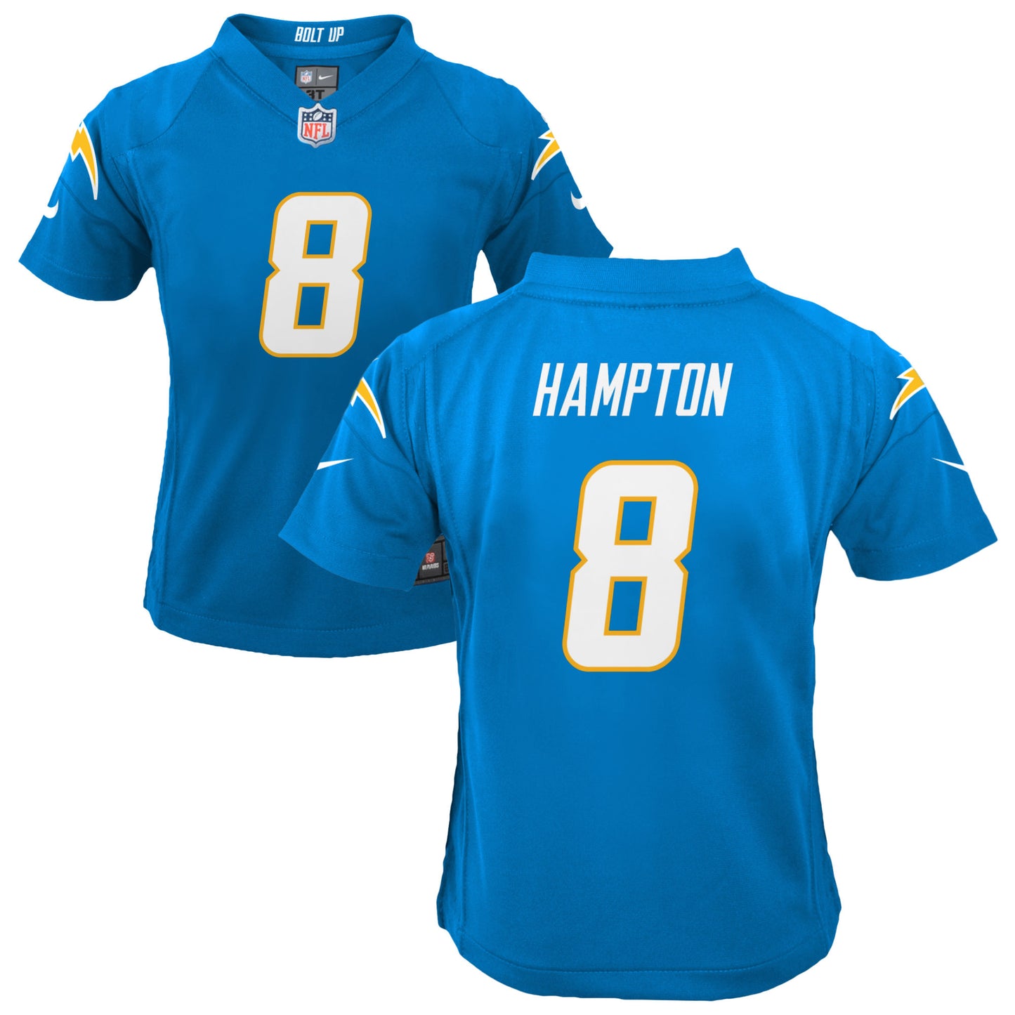 Youth Omarion Hampton Los Angeles Chargers Powder Blue Nike Game Jersey - Pro Jersey Sports