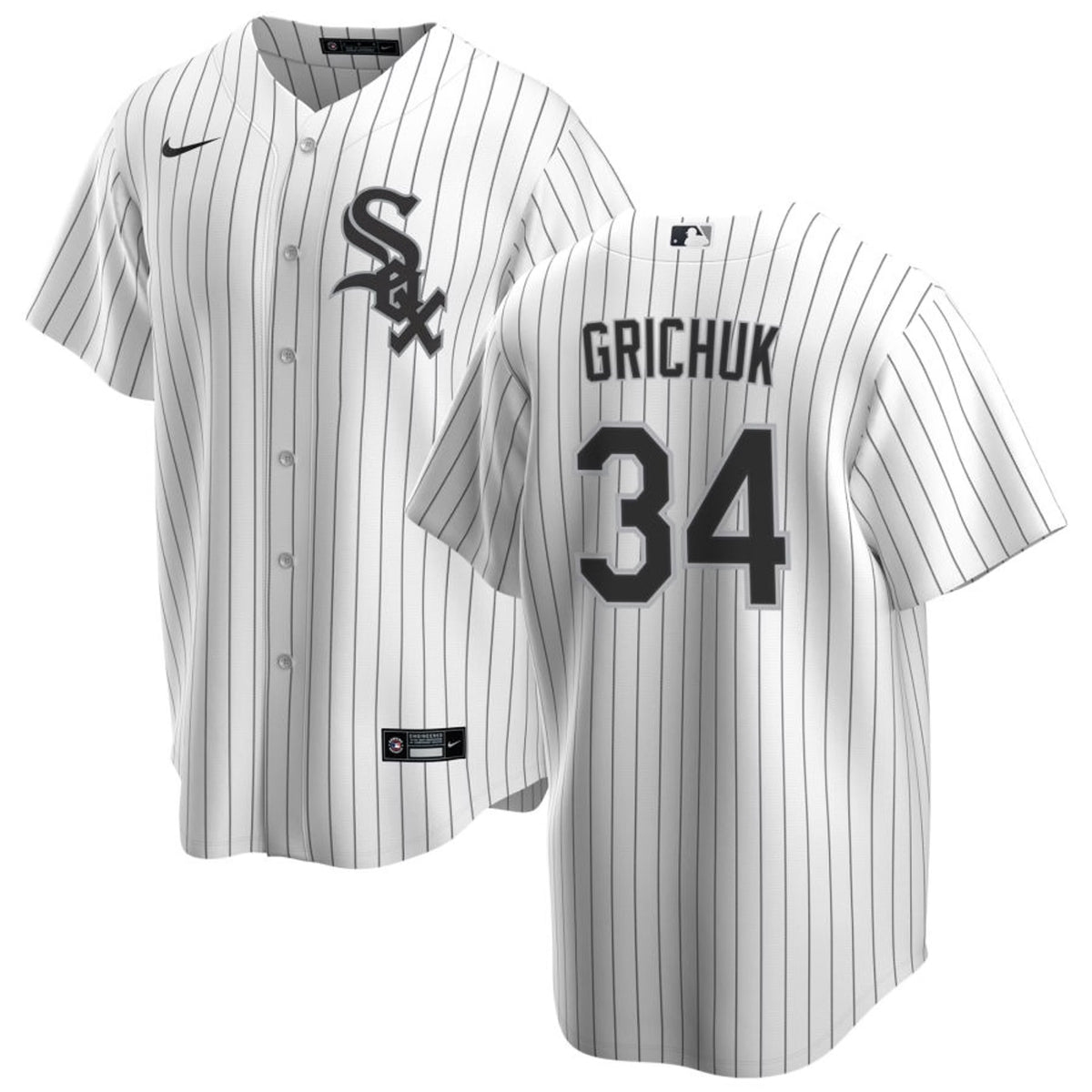 NIKE Men's Randal Grichuk Chicago White Sox Home Premium Replica Jersey