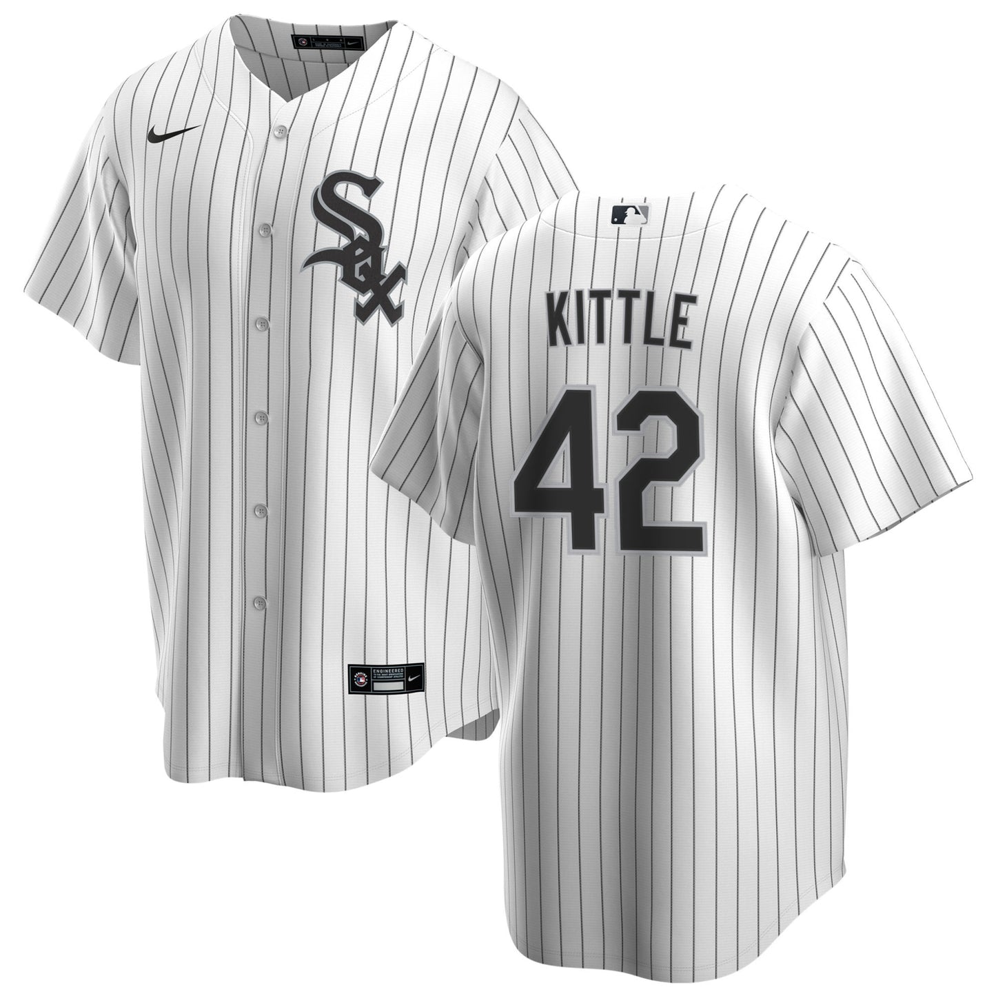 NIKE Men's Ron Kittle Chicago White Sox White Home Premium Twill Replica Jersey - Pro Jersey Sports