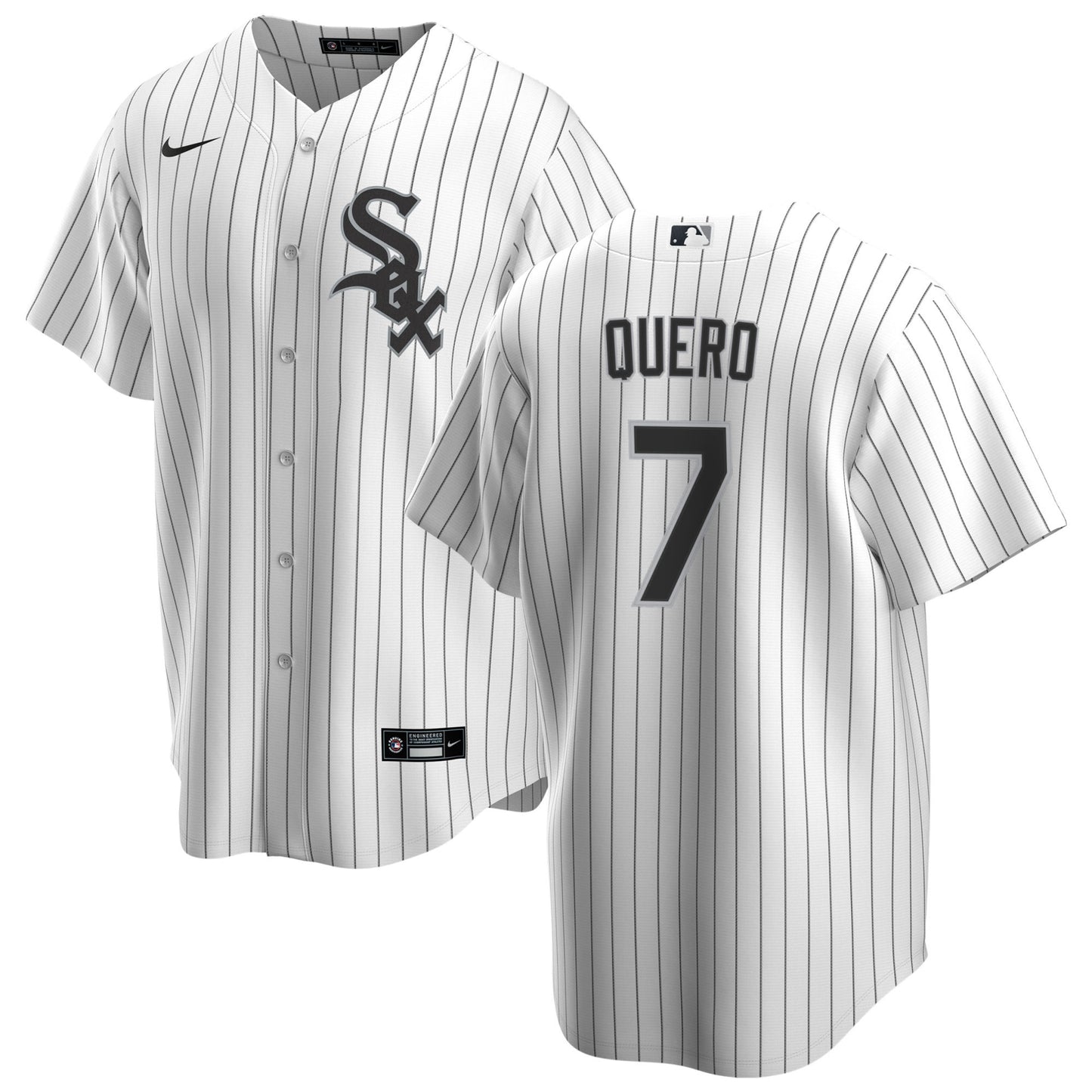 NIKE Men's Edgar Quero Chicago White Sox Home Premium Replica Jersey - Pro Jersey Sports