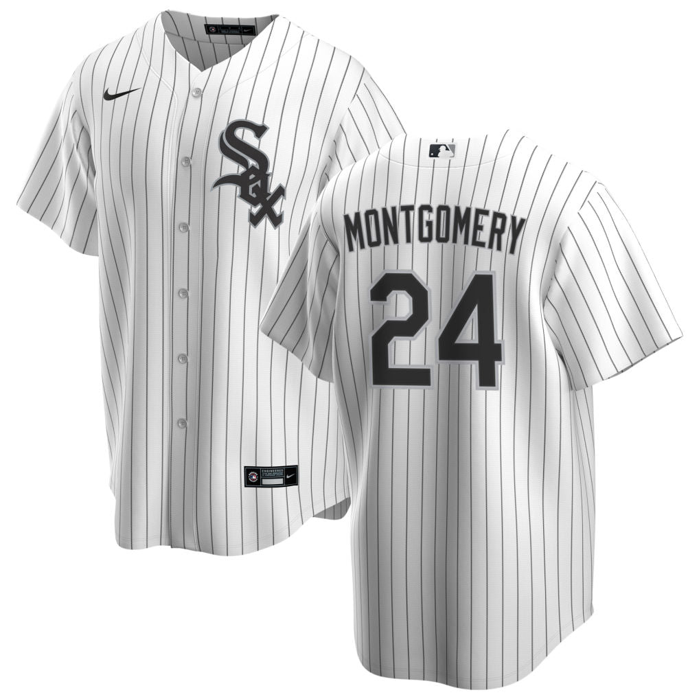 Men's Chicago White Sox Braden Montgomery Nike White Home Premium Replica Jersey
