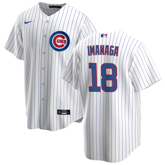 NIKE Men's Chicago Cubs Shota Imanaga White Home Premium Replica Jersey