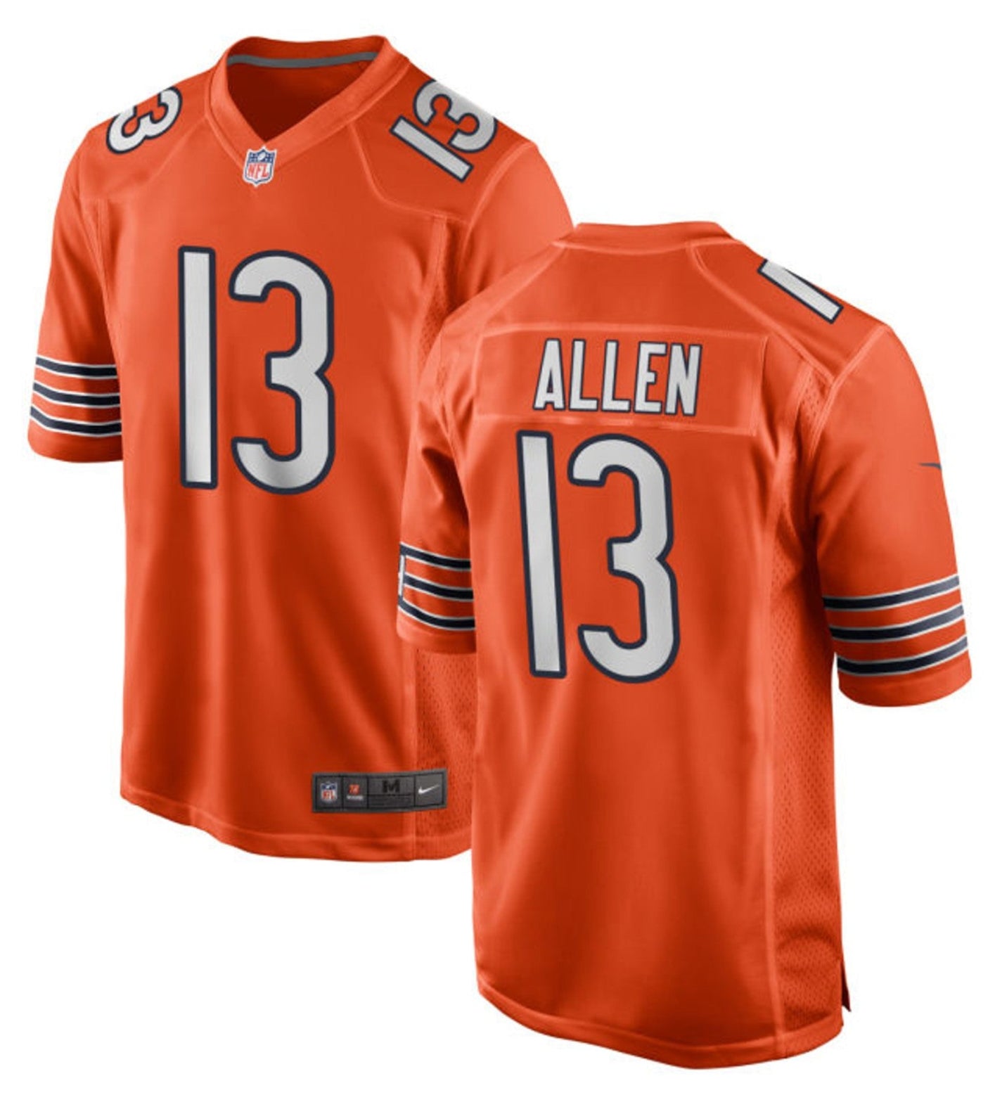Youth Keenan Allen Chicago Bears Nike Orange Alternate Game Jersey - Pro Jersey Sports