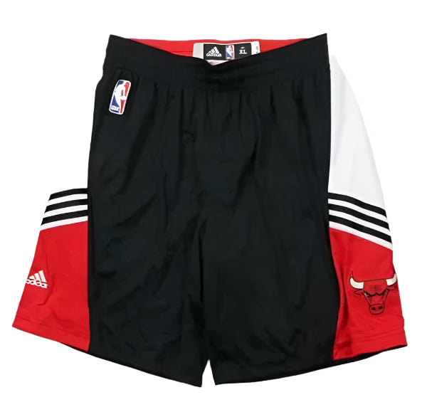 Mens Chicago Bulls Black Adidas Pregame Swingman Shorts - Pro Jersey Sports
