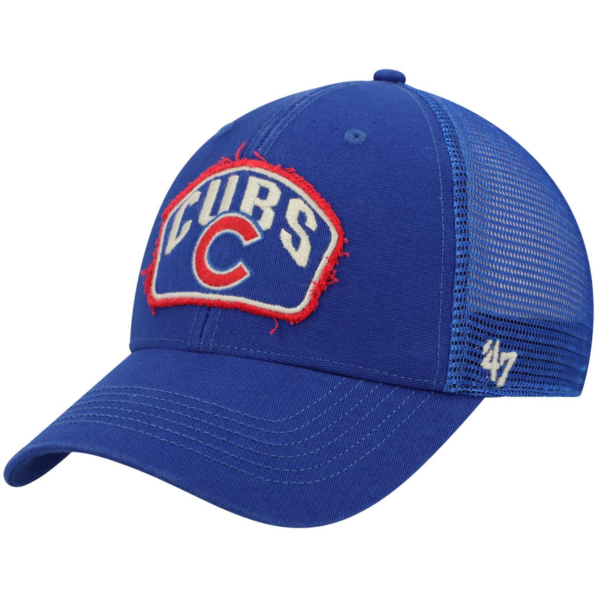 Chicago Cubs '47 Cledus MVP Trucker Snapback Hat - Royal - Pro Jersey Sports