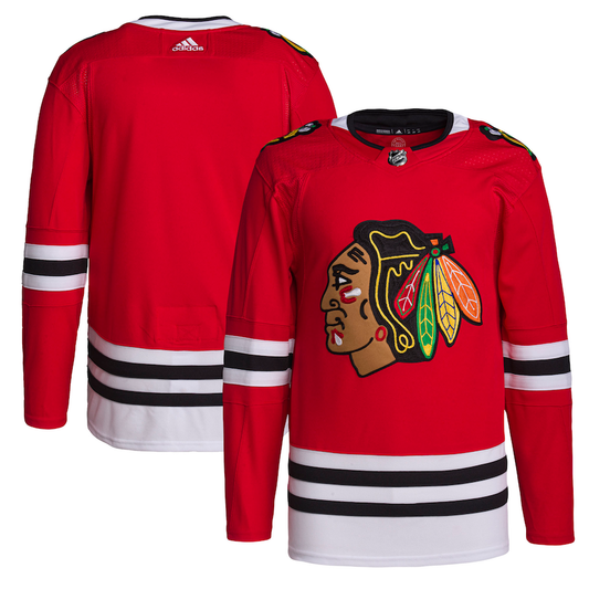 Men's Chicago Blackhawks adidas Red Home Primegreen Authentic Pro Blank Jersey - Pro Jersey Sports