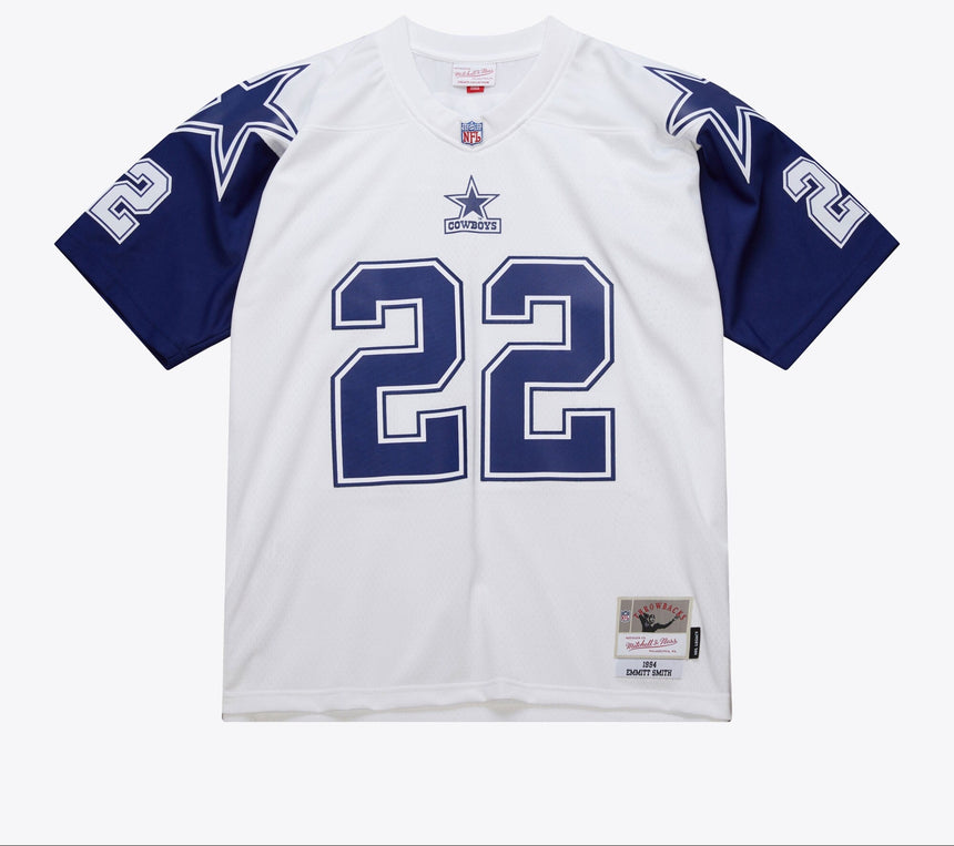 Men's Emmitt Smith White Dallas Cowboys 1994 NFL Legacy Mitchell & Ness Replica Jersey - Pro Jersey Sports