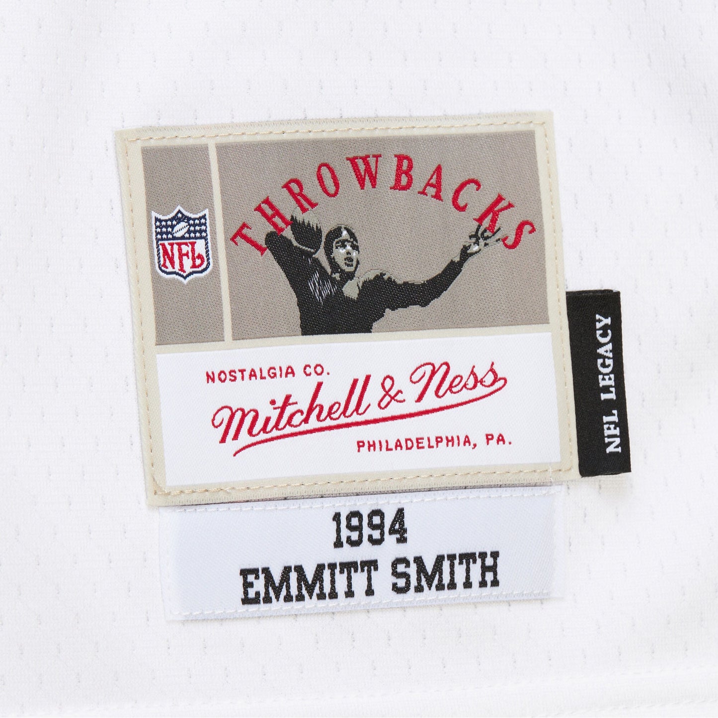 Men's Emmitt Smith White Dallas Cowboys 1994 NFL Legacy Mitchell & Ness Replica Jersey - Pro Jersey Sports