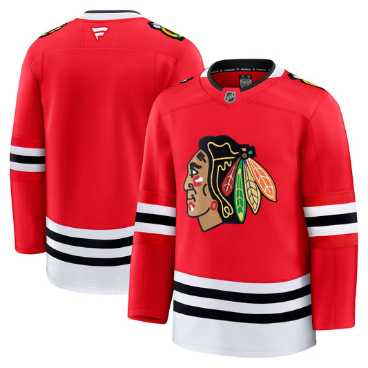Men's Chicago Blackhawks Fanatics Red Home Premium Blank Jersey - Pro Jersey Sports