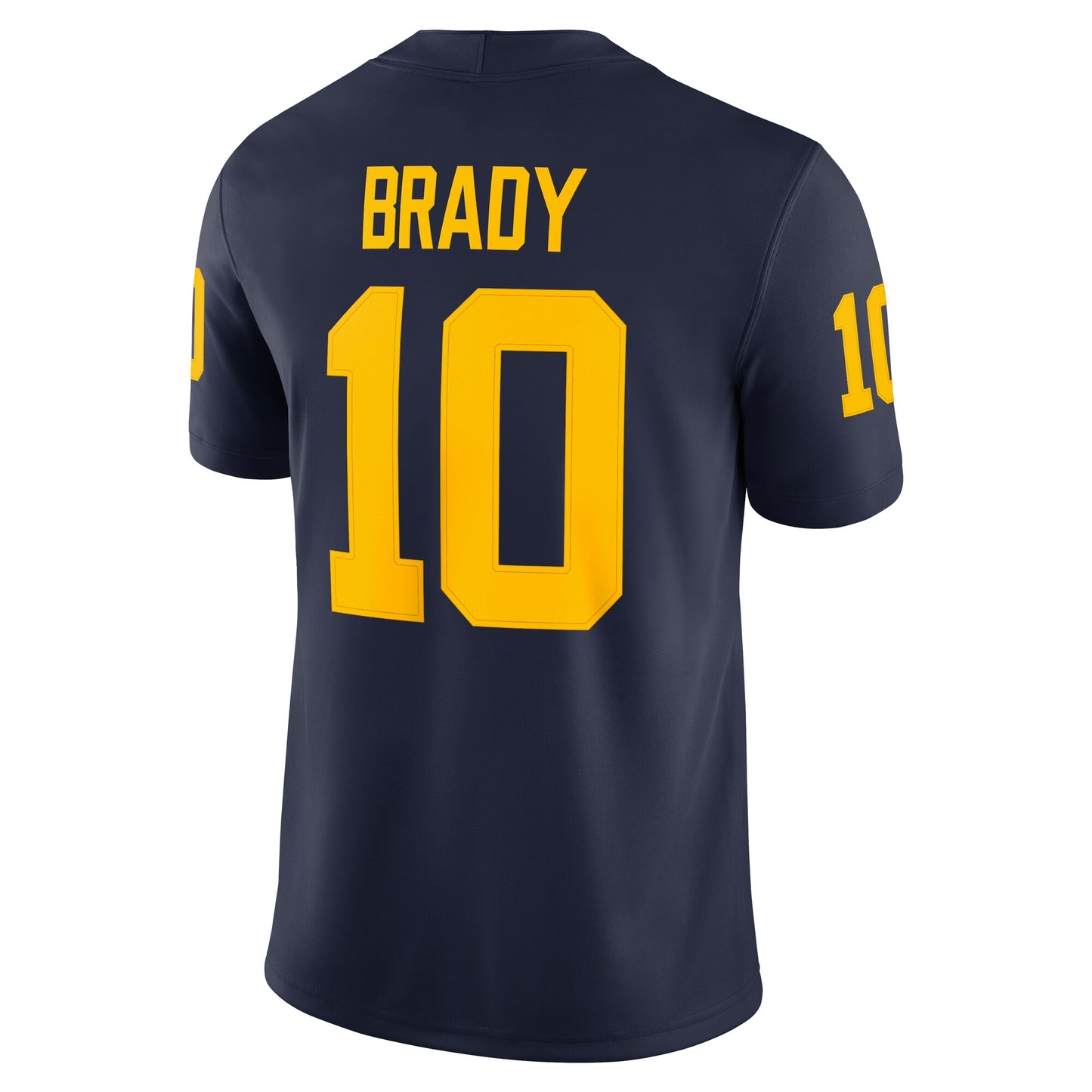 Men's Tom Brady Michigan Wolverines Navy Jumpman Nike Game Jersey - Pro Jersey Sports