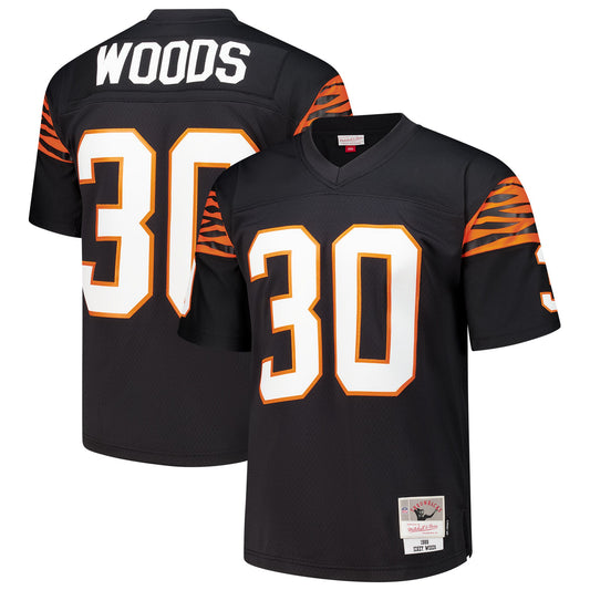 Men's Cincinnati Bengals Ickey Woods Mitchell & Ness Black 1988 Legacy Replica Jersey - Pro Jersey Sports