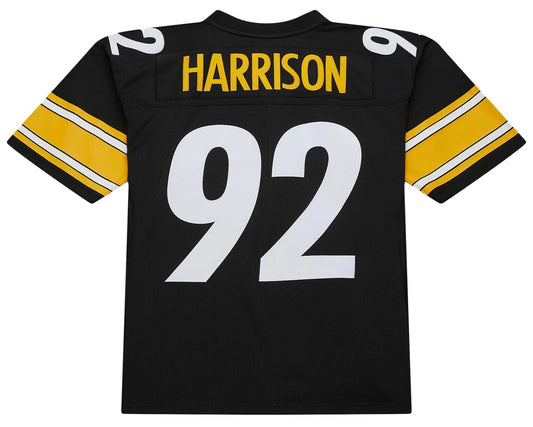 Men's James Harrison Pittsburgh Steelers Mitchell & Ness Black 2005 Legacy Replica Jersey - Pro Jersey Sports