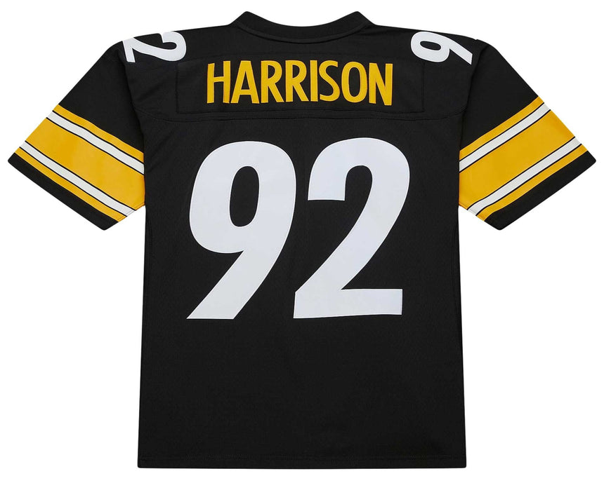 Men's James Harrison Pittsburgh Steelers Mitchell & Ness Black 2005 Legacy Replica Jersey - Pro Jersey Sports
