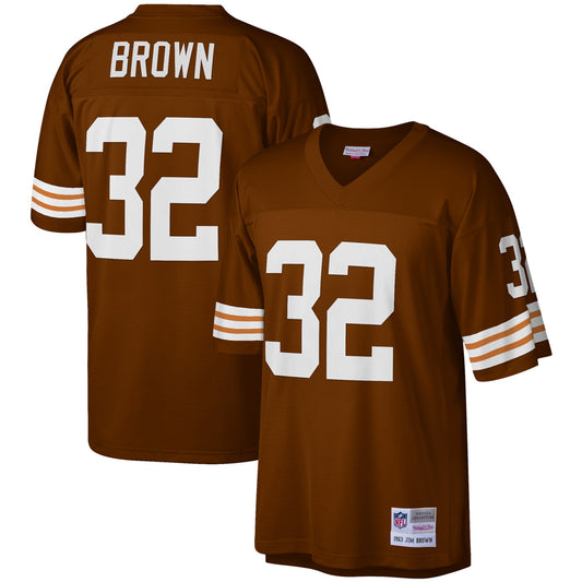 Men's Cleveland Browns Jim Brown Mitchell & Ness Brown Legacy Player Replica Jersey - Pro Jersey Sports