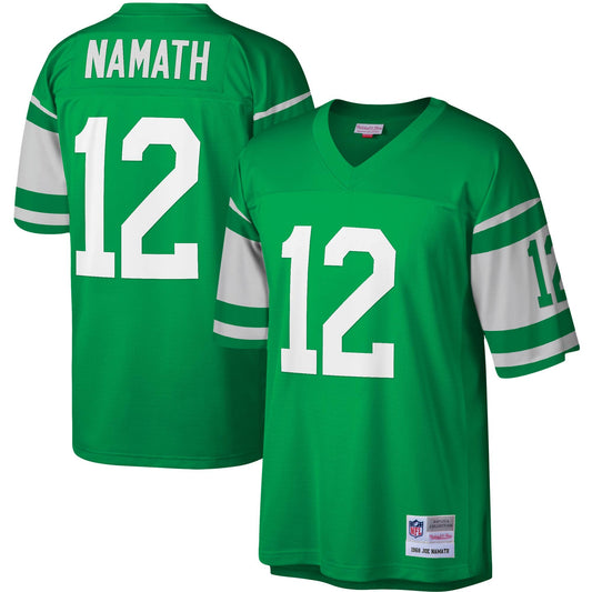 Mens New York Jets Joe Namath Mitchell & Ness Green 1968 Retired Player Legacy Replica Jersey - Pro Jersey Sports