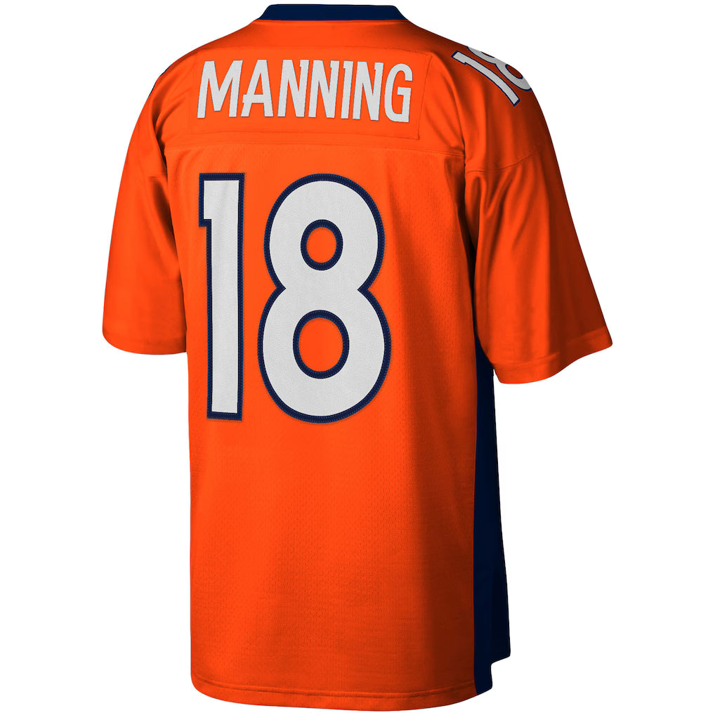 Mens Denver Broncos Peyton Manning Mitchell & Ness Orange 2015 Legacy Replica Jersey