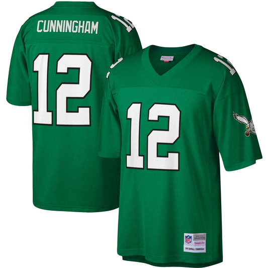 Men's Randall Cunningham Philadelphia Eagles 1990 Kelly Green Mitchell & Ness Legacy Replica Jersey - Pro Jersey Sports