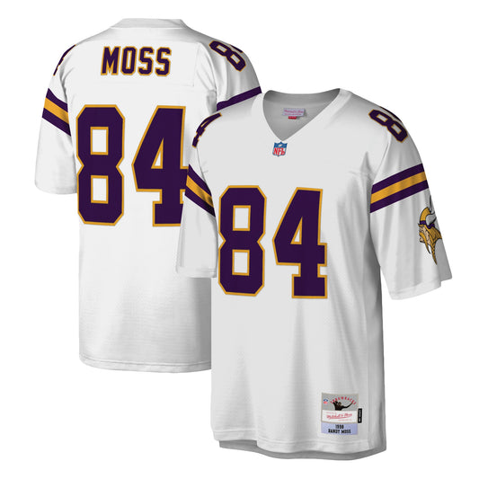 Men's Minnesota Vikings Randy Moss Mitchell & Ness White 1998 Legacy Replica Jersey - Pro Jersey Sports