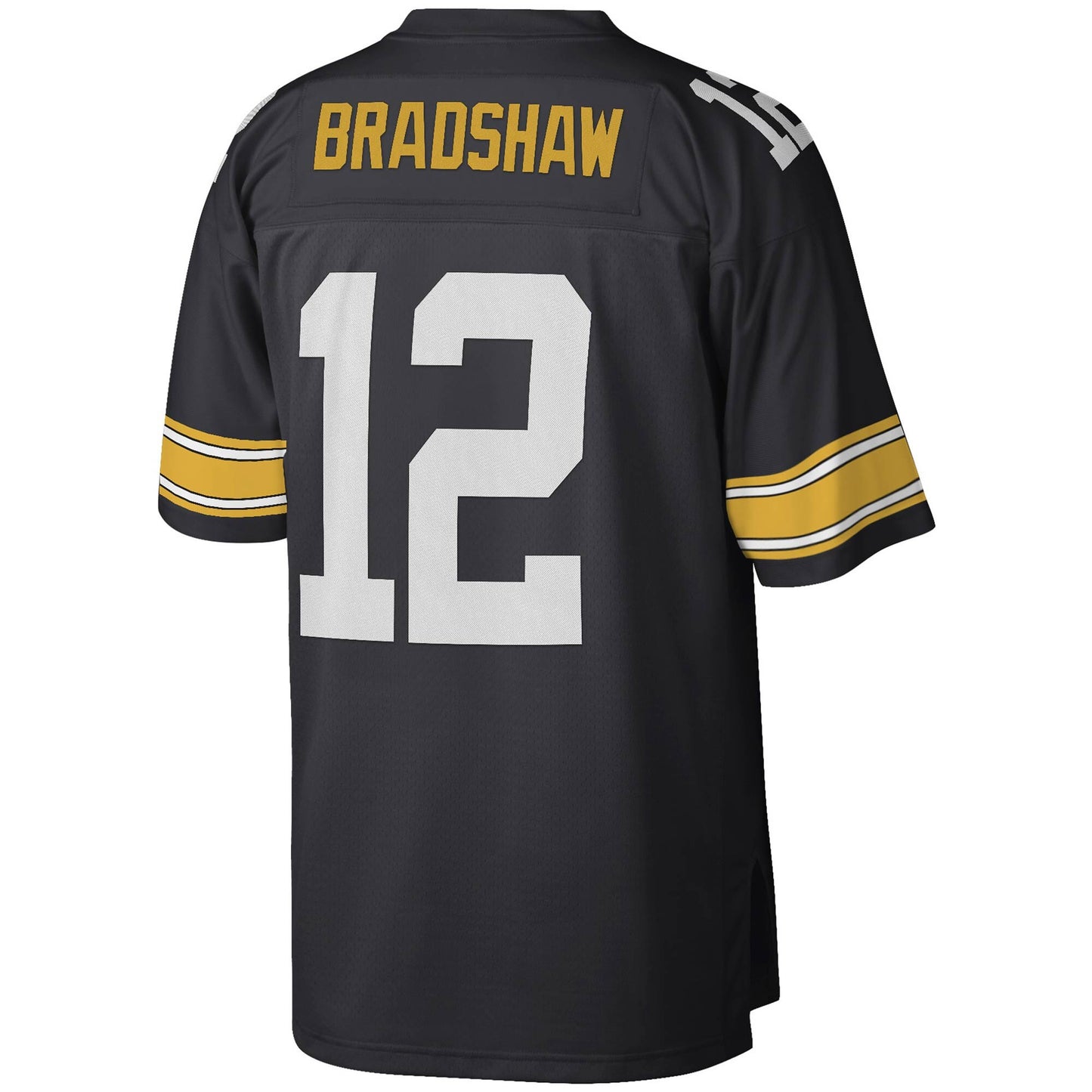 Mens Pittsburgh Steelers Terry Bradshaw Mitchell & Ness Black Legacy Replica Jersey - Pro Jersey Sports