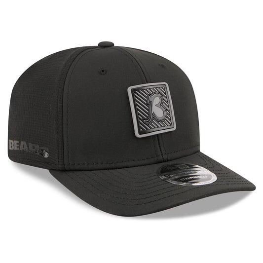 Men's Chicago Bears New Era Black 2026 NFL Training Camp 9SEVENTY Adjustable Hat- B Logo