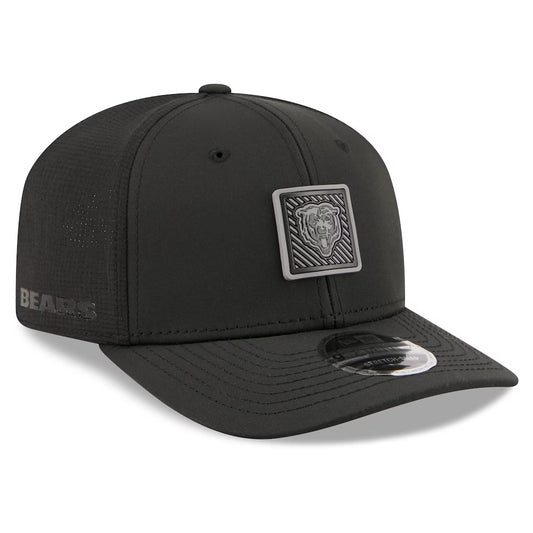 Men's Chicago Bears New Era Black 2026 NFL Training Camp Primary Logo 9SEVENTY Adjustable Hat