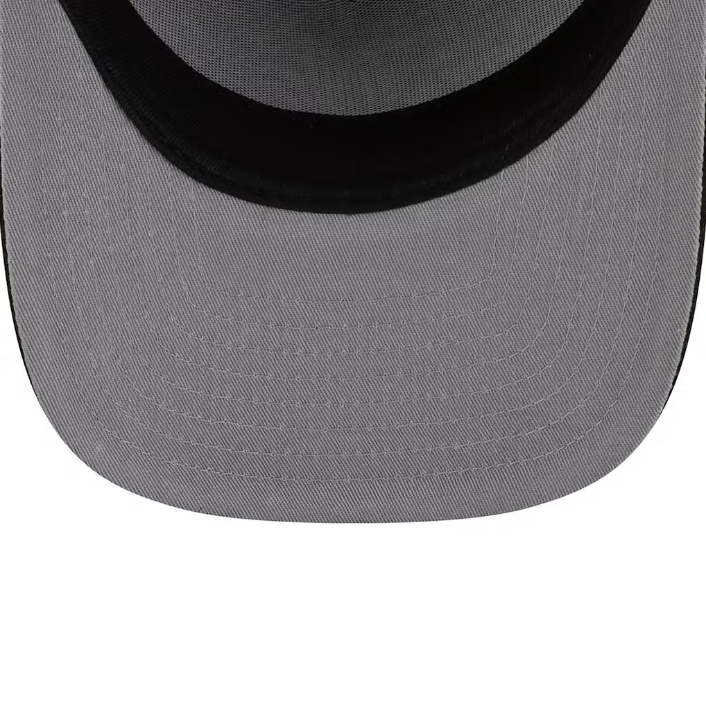 New England Patriots New Era 2025 AFC Champions Locker Room Trophy Collection A-Frame 9FIFTY Snapback Hat - Black