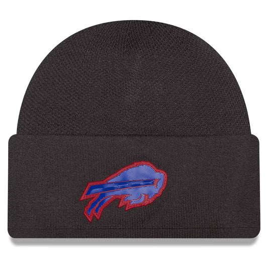 Buffalo Bills 2026 New Era Official Sideline Gray Skully Knit Hat