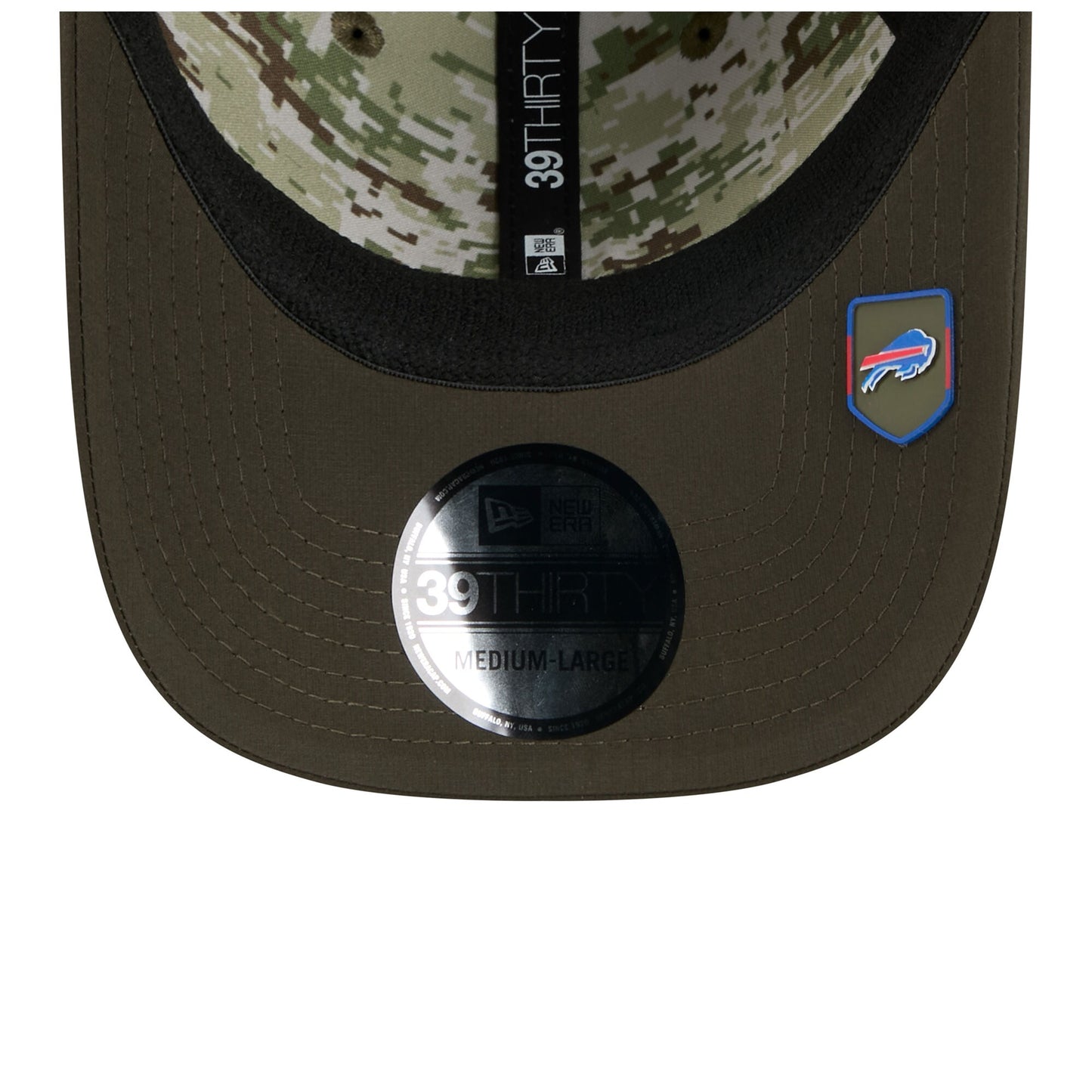 Men's Buffalo Bills New Era Green 2025 Salute to Service 39THIRTY Flex Hat - Pro Jersey Sports