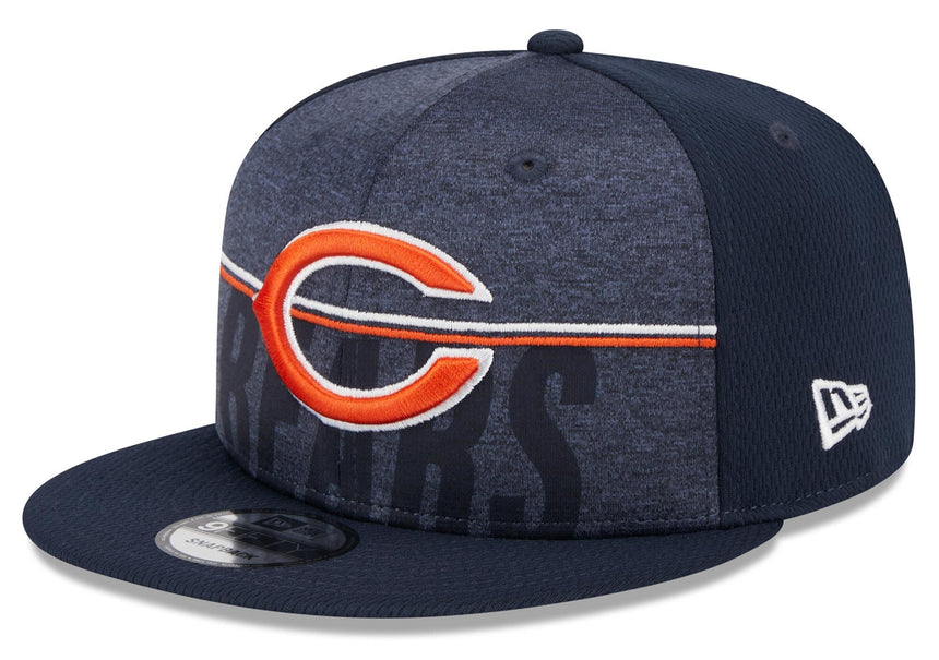 Men's Chicago Bears New Era NFL 2023 Training Camp Navy Primary Logo 9FIFTY Snapback Adjustable Hat - Pro Jersey Sports