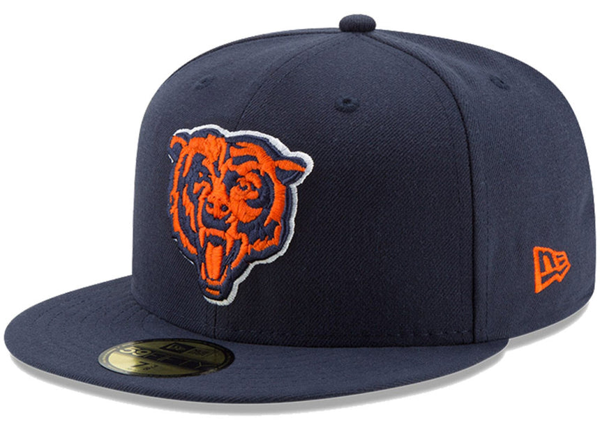 Chicago Bears New Era NFL Team Basic Navy 59FIFTY Cap - Pro Jersey Sports