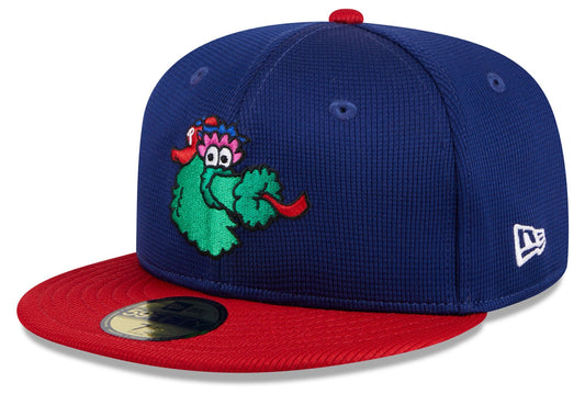 Philadelphia Phillies New Era Deep Blue 2025 Batting Practice 59FIFTY Fitted Hat - Pro Jersey Sports