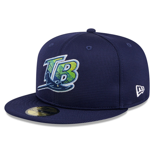 Men's Tampa Bay Rays Navy 2024 Batting Practice 59FIFTY Fitted Hat - Pro Jersey Sports