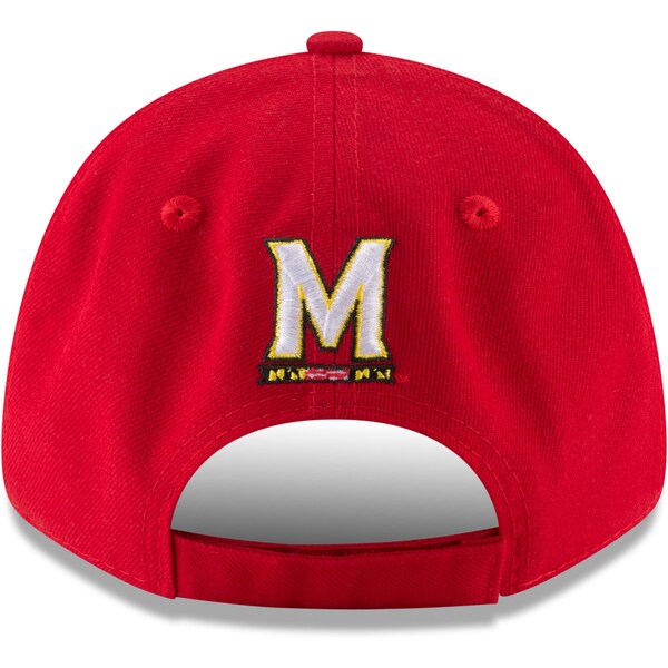 Maryland Terrapins Red NCAA New Era The League 9Forty Adjustable Hat - Pro Jersey Sports