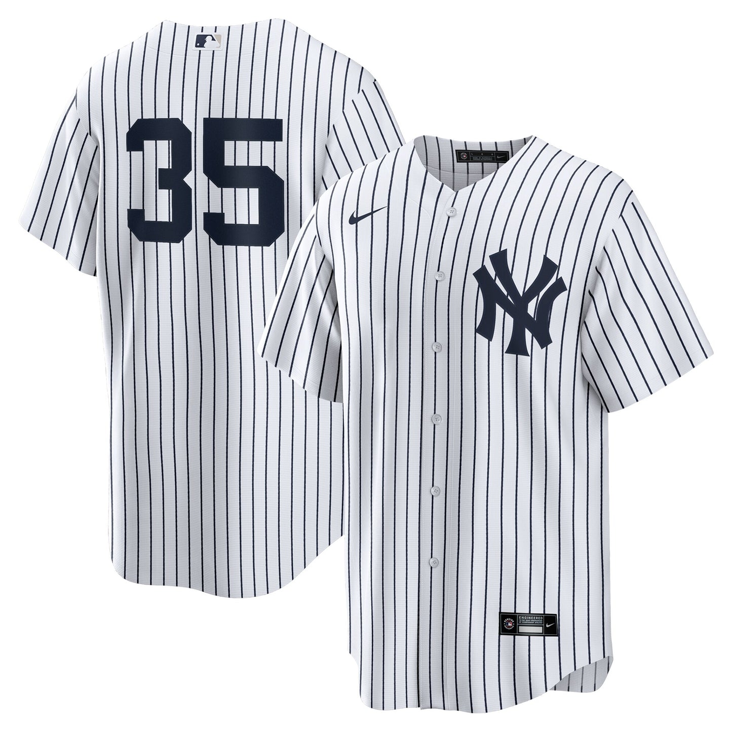 Men's Nike Cody Bellinger #35 White New York Yankees Home Official Replica Player Jersey - Pro Jersey Sports