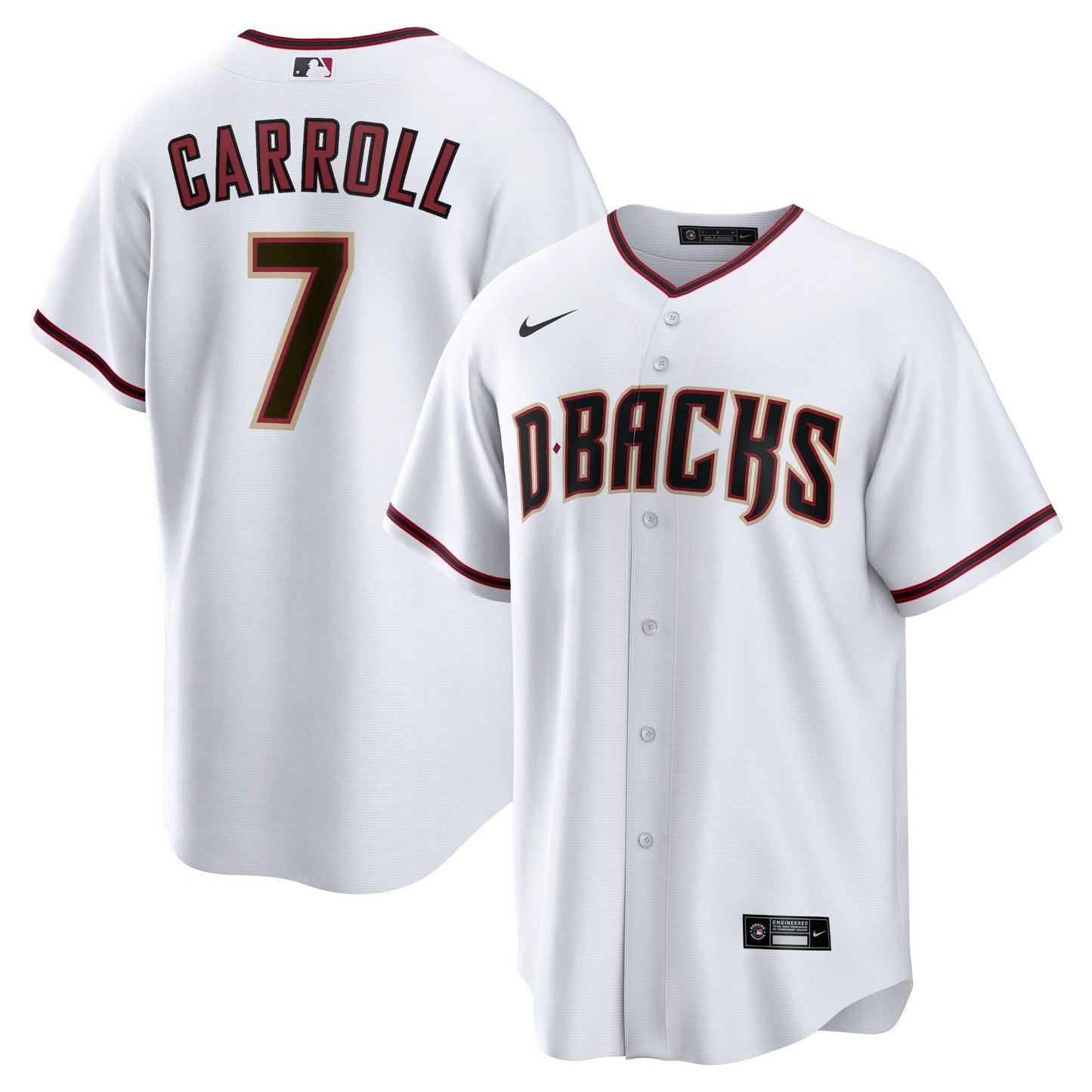 Youth Corbin Carroll Arizona Diamondbacks Nike White Home Replica Premium Team Jersey - Pro Jersey Sports