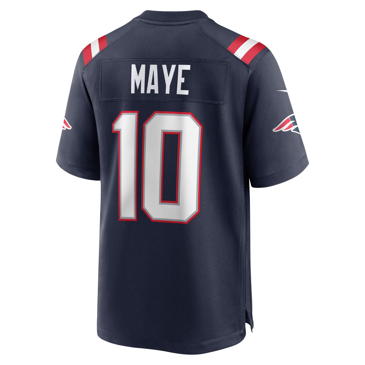 Men's New England Patriots Drake Maye Nike Navy Game Jersey - Pro Jersey Sports