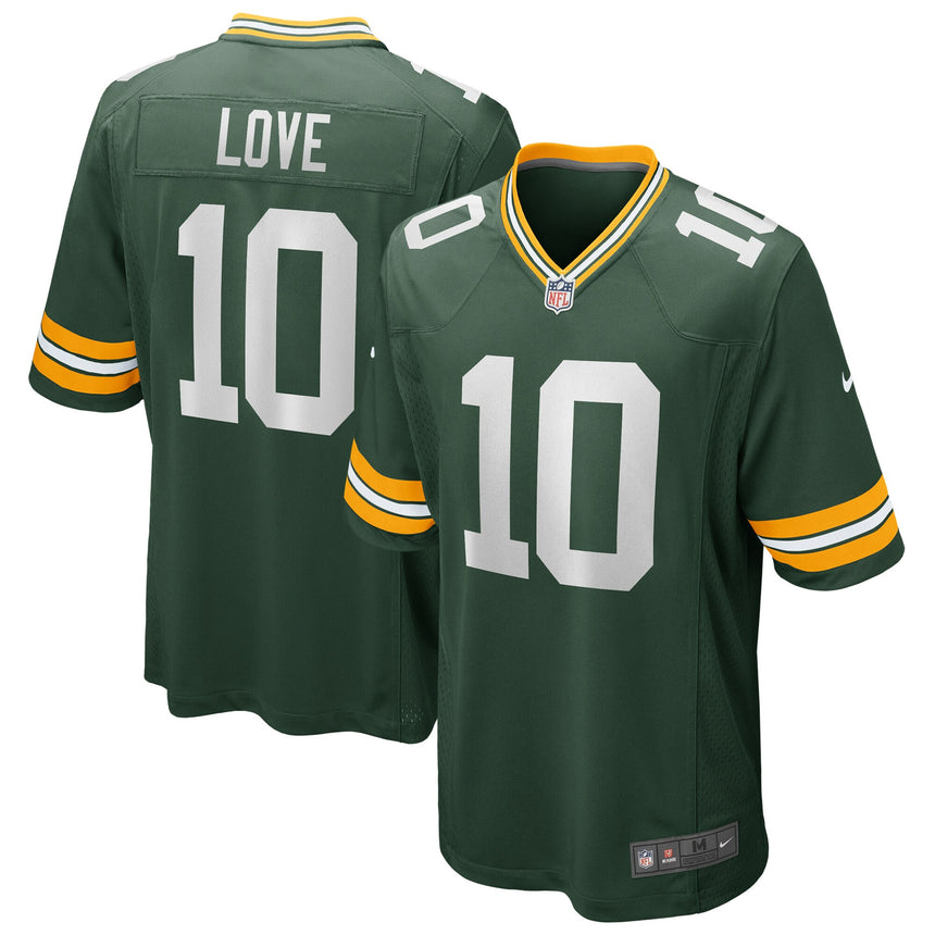 Men's Green Bay Packers Jordan Love Nike Green Player Game Jersey - Pro Jersey Sports