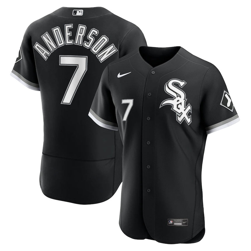 Men's Chicago White Sox Tim Anderson Nike Black Alternate Authentic Player Jersey - Pro Jersey Sports