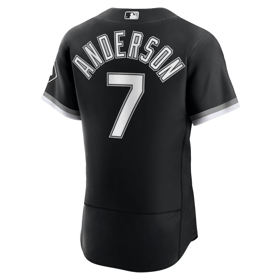 Men's Chicago White Sox Tim Anderson Nike Black Alternate Authentic Player Jersey