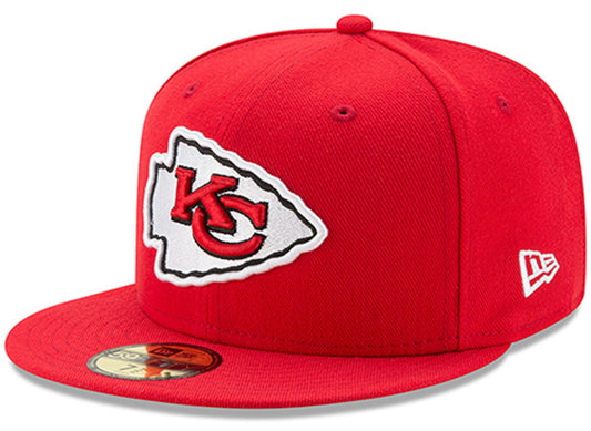 Kansas City Chiefs New Era Red Team Classic Omaha 59FIFTY Fitted Hat - Pro Jersey Sports